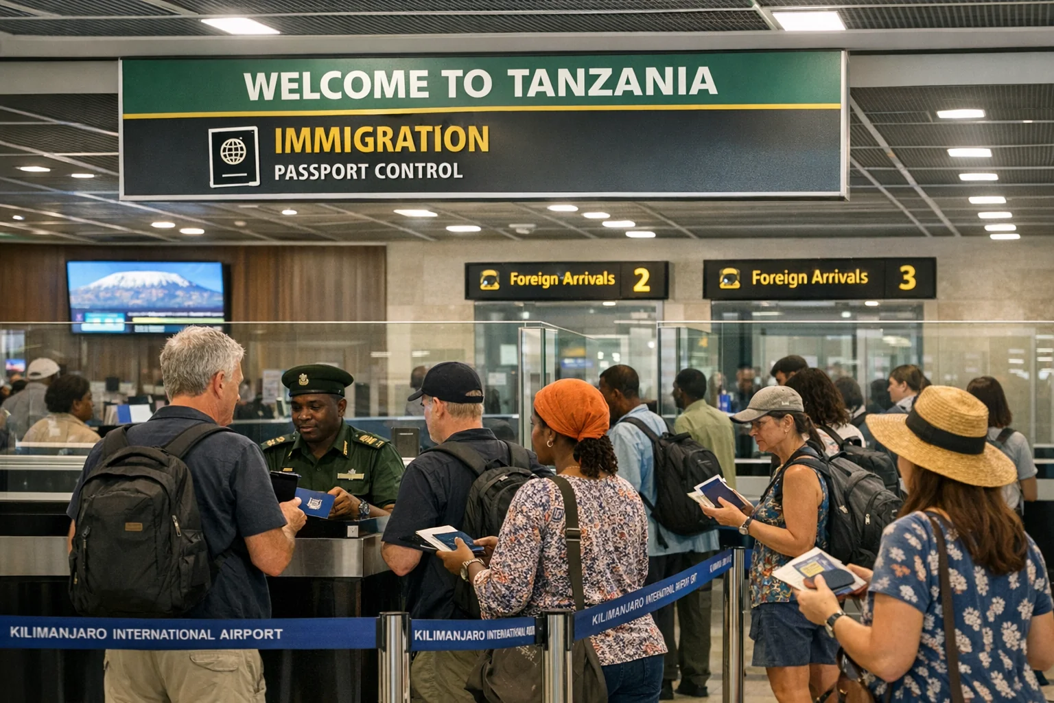 Tanzania e-Visa Arrival Process at the Airport: What to Expect
