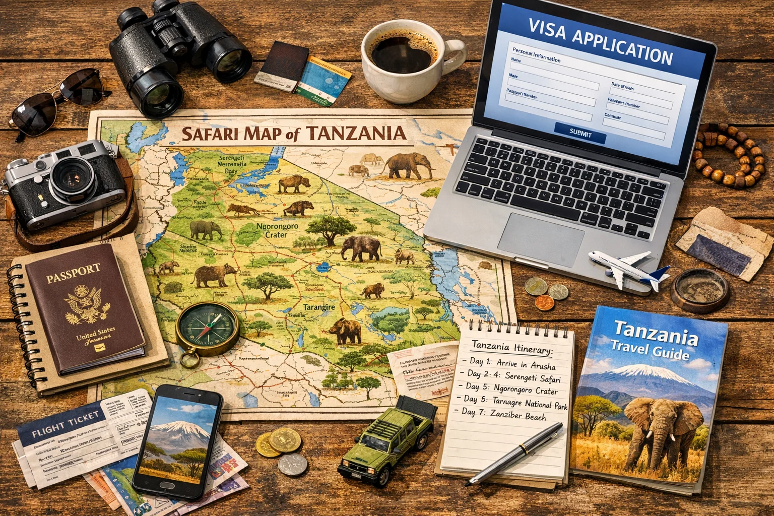 Tanzania 2-Week Itinerary with e-Visa: Safari & Zanzibar