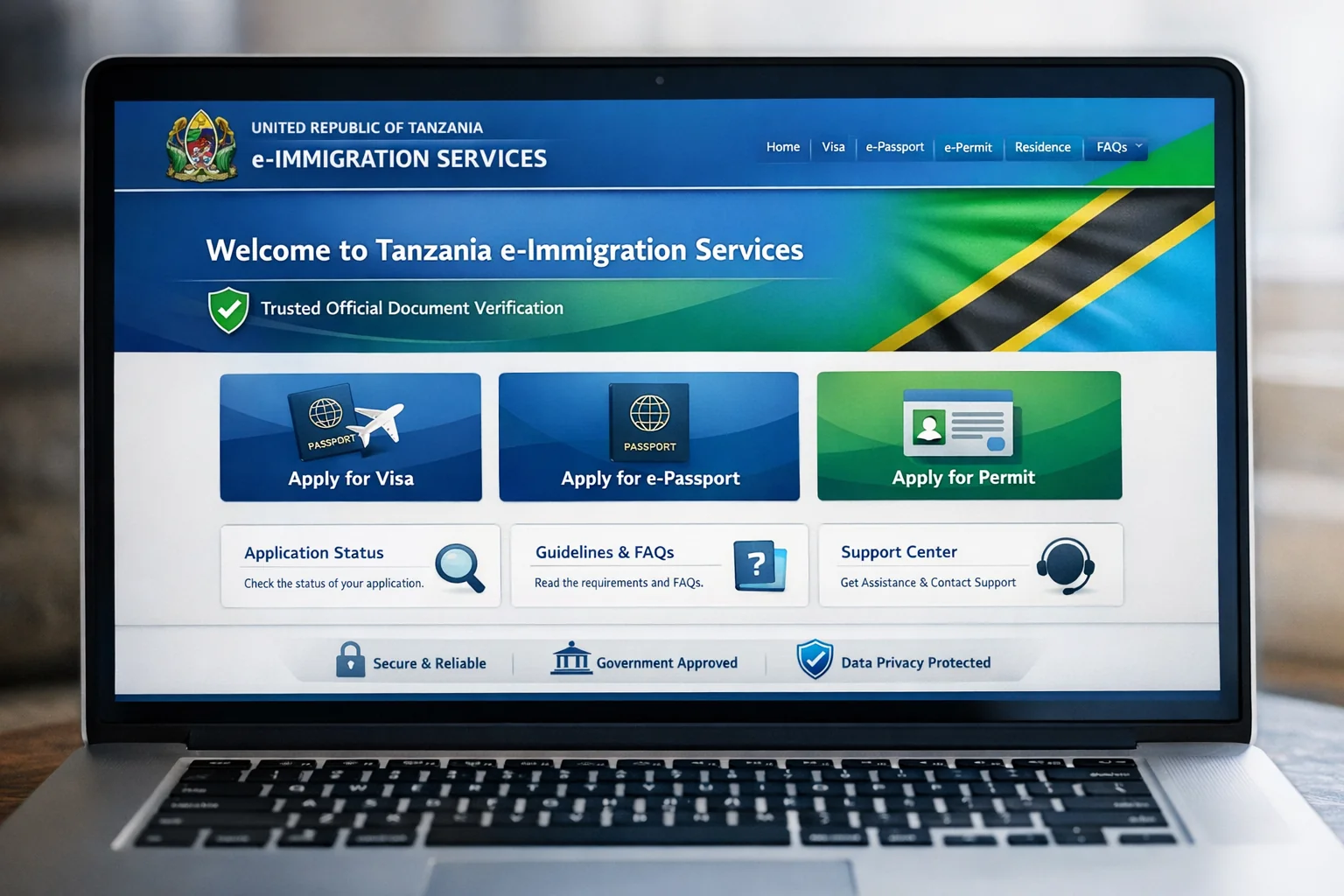 Tanzania e-Visa Official Website: Only Apply at eservices.immigration.go.tz